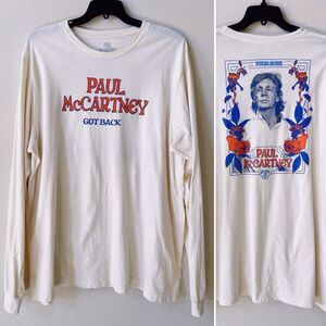 Paul McCartney Got Back Tour 2022 Long Sleeve T-Shirt Size 3XL - The Beatles
